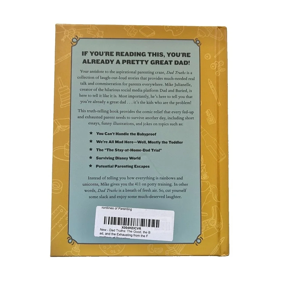 Dad Truths Book by Mike Julianelle Fun Parenting Stories Inspirational Reading